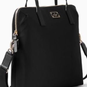 NWT Kate spade black Daveney 15 inch lap top bag